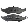 MPA 1003-0324M Quality-Built Black Series Semi-Metallic Brake Pads w/ Hardware