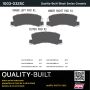 MPA 1003-0325C Quality-Built Black Series Ceramic Brake Pads w/ Hardware
