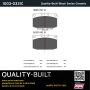 MPA 1003-0331C Quality-Built Black Series Ceramic Brake Pads