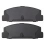 MPA 1003-0332C Quality-Built Black Series Ceramic Brake Pads w/ Hardware