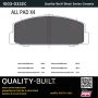 MPA 1003-0332C Quality-Built Black Series Ceramic Brake Pads w/ Hardware