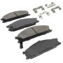 MPA 1003-0333C Quality-Built Black Series Ceramic Brake Pads w/ Hardware