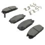 MPA 1003-0334C Quality-Built Black Series Ceramic Brake Pads w/ Hardware