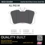 MPA 1003-0340M Quality-Built Black Series Semi-Metallic Brake Pads