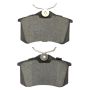 MPA 1003-0340M Quality-Built Black Series Semi-Metallic Brake Pads