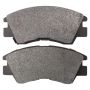 MPA 1003-0349C Quality-Built Black Series Ceramic Brake Pads w/ Hardware