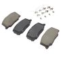 MPA 1003-0356C Quality-Built Black Series Ceramic Brake Pads w/ Hardware