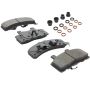 MPA 1003-0368M Quality-Built Black Series Semi-Metallic Brake Pads w/ Hardware