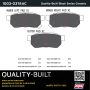 MPA 1003-0374AC Quality-Built Black Series Ceramic Brake Pads w/ Hardware