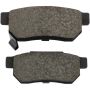 MPA 1003-0374AC Quality-Built Black Series Ceramic Brake Pads w/ Hardware