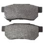 MPA 1003-0374C Quality-Built Black Series Ceramic Brake Pads w/ Hardware