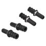 MPA 1003-0376M Quality-Built Black Series Semi-Metallic Brake Pads w/ Hardware