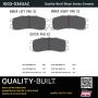 MPA 1003-0383AC Quality-Built Black Series Ceramic Brake Pads w/ Hardware