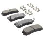 MPA 1003-0383C Quality-Built Black Series Ceramic Brake Pads w/ Hardware
