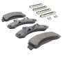 MPA 1003-0387C Quality-Built Black Series Ceramic Brake Pads w/ Hardware