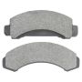 MPA 1003-0387C Quality-Built Black Series Ceramic Brake Pads w/ Hardware
