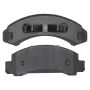 MPA 1003-0387M Quality-Built Black Series Semi-Metallic Brake Pads w/ Hardware