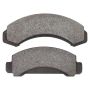 MPA 1003-0387M Quality-Built Black Series Semi-Metallic Brake Pads w/ Hardware