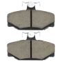 MPA 1003-0391C Quality-Built Black Series Ceramic Brake Pads w/ Hardware