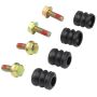 MPA 1003-0391C Quality-Built Black Series Ceramic Brake Pads w/ Hardware