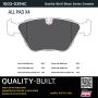 MPA 1003-0394C Quality-Built Black Series Ceramic Brake Pads w/ Hardware