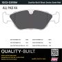 MPA 1003-0395M Quality-Built Black Series Semi-Metallic Brake Pads w/ Hardware