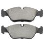 MPA 1003-0395M Quality-Built Black Series Semi-Metallic Brake Pads w/ Hardware