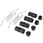 MPA 1003-0395M Quality-Built Black Series Semi-Metallic Brake Pads w/ Hardware