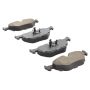 MPA 1003-0396C Quality-Built Black Series Ceramic Brake Pads w/ Hardware