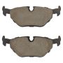 MPA 1003-0396C Quality-Built Black Series Ceramic Brake Pads w/ Hardware