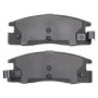 MPA 1003-0398C Quality-Built Black Series Ceramic Brake Pads w/ Hardware