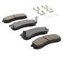 MPA 1003-0399C Quality-Built Black Series Ceramic Brake Pads w/ Hardware