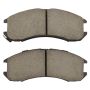 MPA 1003-0399C Quality-Built Black Series Ceramic Brake Pads w/ Hardware