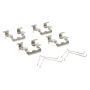 MPA 1003-0399C Quality-Built Black Series Ceramic Brake Pads w/ Hardware