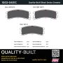 MPA 1003-0401C Quality-Built Black Series Ceramic Brake Pads w/ Hardware