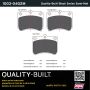 MPA 1003-0402M Quality-Built Black Series Semi-Metallic Brake Pads w/ Hardware