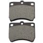 MPA 1003-0402M Quality-Built Black Series Semi-Metallic Brake Pads w/ Hardware