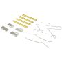 MPA 1003-0402M Quality-Built Black Series Semi-Metallic Brake Pads w/ Hardware
