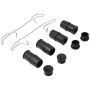 MPA 1003-0403C Quality-Built Black Series Ceramic Brake Pads w/ Hardware