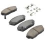 MPA 1003-0409C Quality-Built Black Series Ceramic Brake Pads w/ Hardware