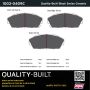 MPA 1003-0409C Quality-Built Black Series Ceramic Brake Pads w/ Hardware
