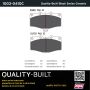MPA 1003-0410C Quality-Built Black Series Ceramic Brake Pads w/ Hardware