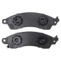 MPA 1003-0412C Quality-Built Black Series Ceramic Brake Pads w/ Hardware