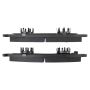MPA 1003-0412C Quality-Built Black Series Ceramic Brake Pads w/ Hardware