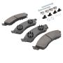 MPA 1003-0412M Quality-Built Black Series Semi-Metallic Brake Pads w/ Hardware