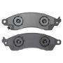 MPA 1003-0412M Quality-Built Black Series Semi-Metallic Brake Pads w/ Hardware