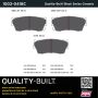 MPA 1003-0418C Quality-Built Black Series Ceramic Brake Pads w/ Hardware