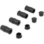 MPA 1003-0421M Quality-Built Black Series Semi-Metallic Brake Pads w/ Hardware
