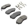 MPA 1003-0422C Quality-Built Black Series Ceramic Brake Pads w/ Hardware