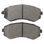 MPA 1003-0422M Quality-Built Black Series Semi-Metallic Brake Pads w/ Hardware